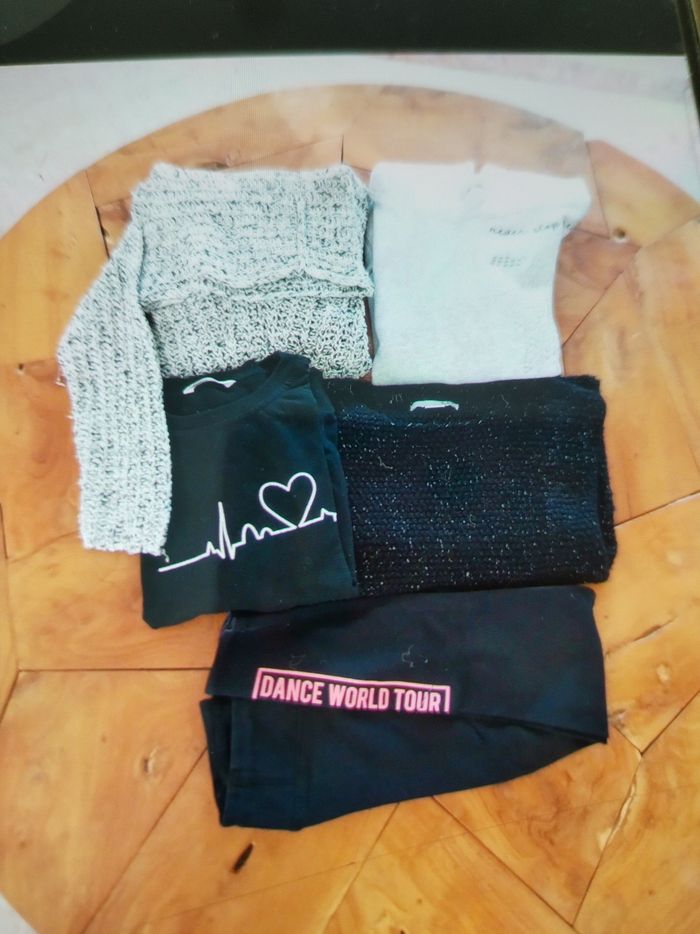 Lot vêtements fille 10ans