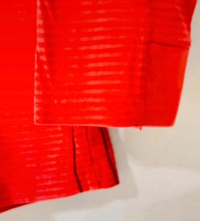 T-shirt longue manche rouge orangé - 146 152 - we fashion - photo numéro 4