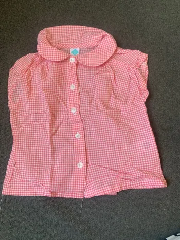 Chemise à carreaux manche courtes