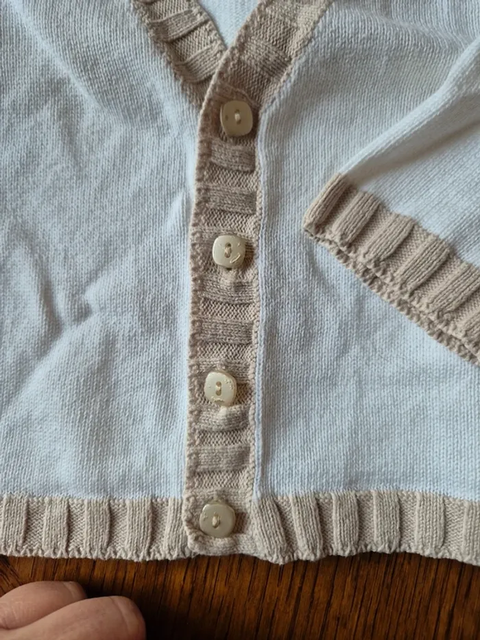 gilet ou cardigan 1 mois - photo numéro 4