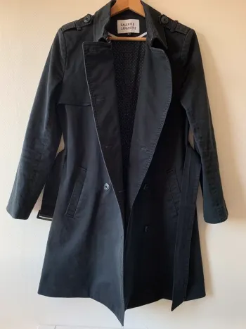 Trench noir Galeries Lafayette