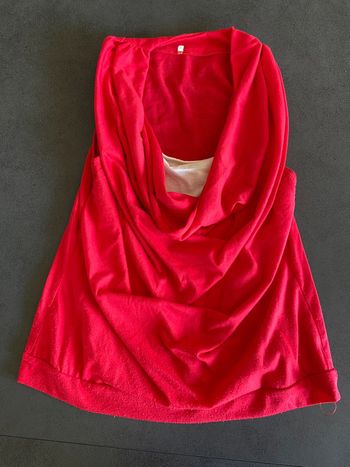 Débardeur rouge femme taille 38
