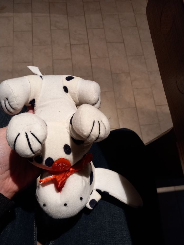 Peluche chien dalmatien - photo numéro 3