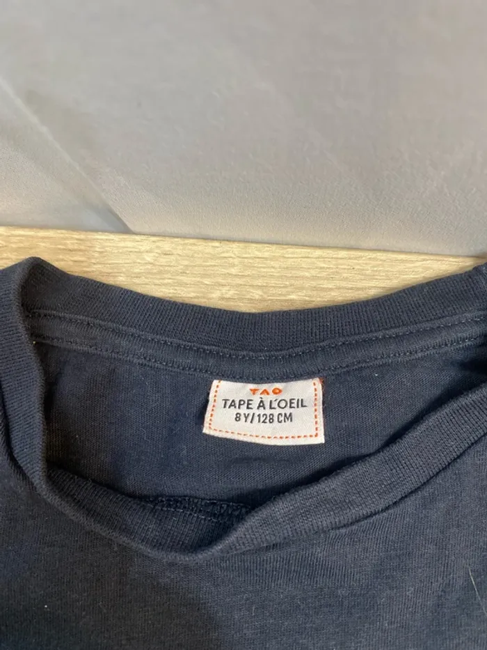 Lot de 9 vêtements vestes/teeshirts/cols roulés taille 8 ans - n5m - photo numéro 9