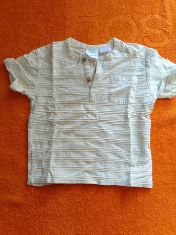 Tee shirt manches courtes Zara 12-18 mois 86 cm