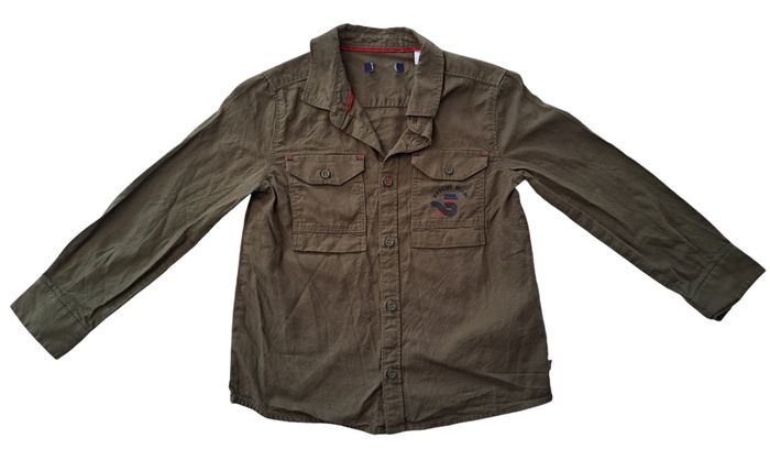 Chemise kaki ML garçon 3 ans comme neuve