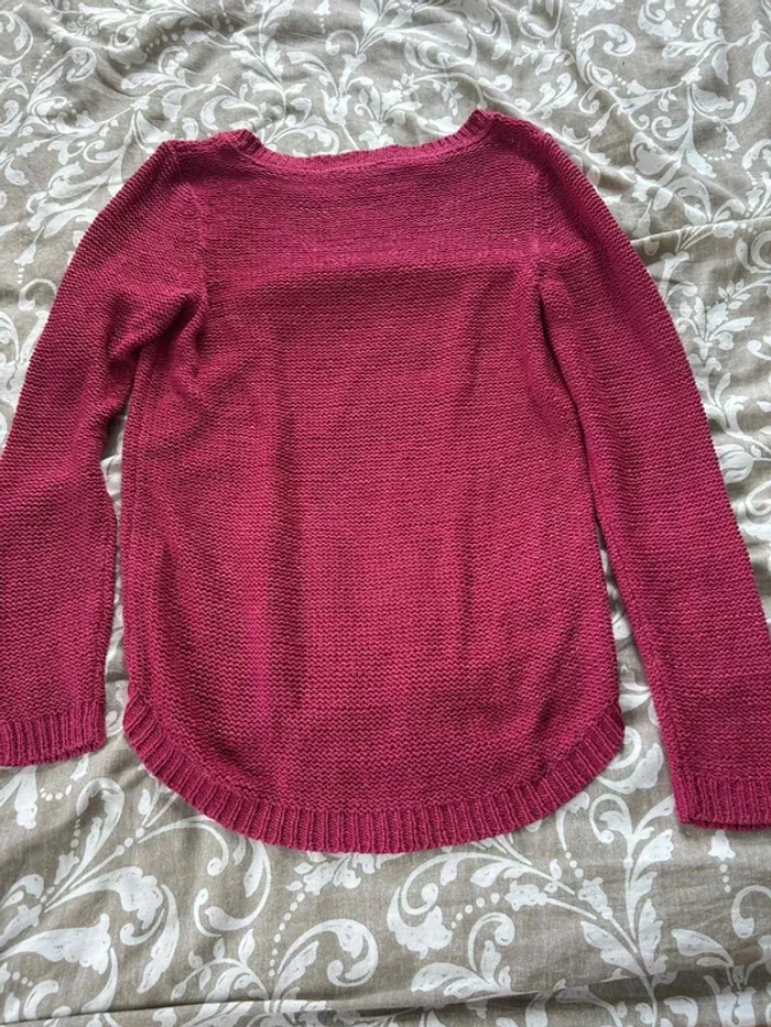Pull fuchsia Only - Taille M - photo numéro 2