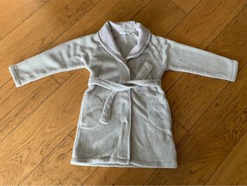 Robe de chambre taupe Vertbaudet taille 5 ans