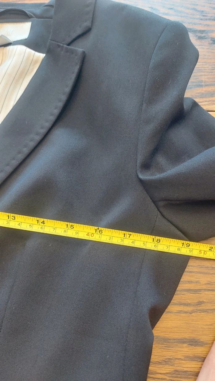 Blazer noir H&M eur 42 - photo numéro 11