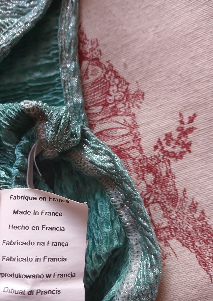 Débardeur vert clair pailleté Morgan - photo numéro 7