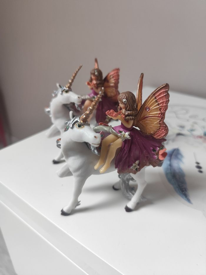 Figurine Enfant elfe sur sa licorne - Papo - photo numéro 6