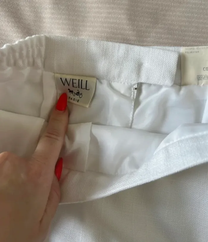 Jupe weill blanche XXL - photo numéro 4