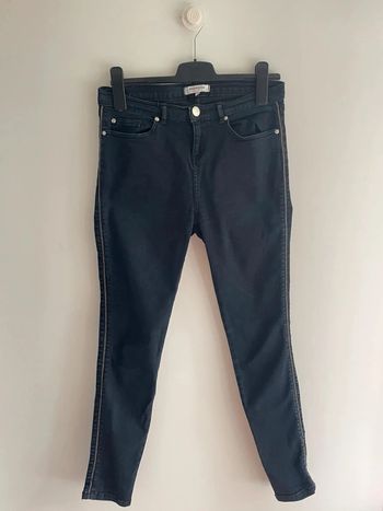 Jean noir Morgan taille 40 avec détails côtés