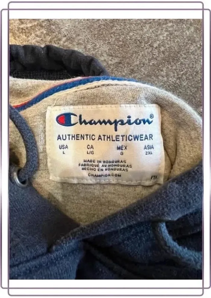 Sweat capuche homme Champion L - Hoodie men - Felpa cappuccio uomo - Kapuzenpullover herren - photo numéro 4