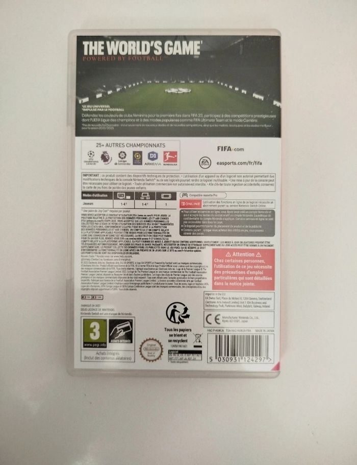 Jeu FIFA23 Switch - photo numéro 2