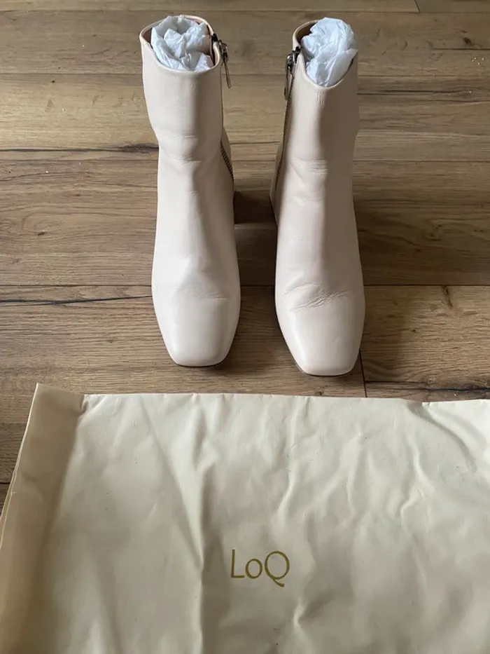 Boots crème LoQ - photo numéro 3