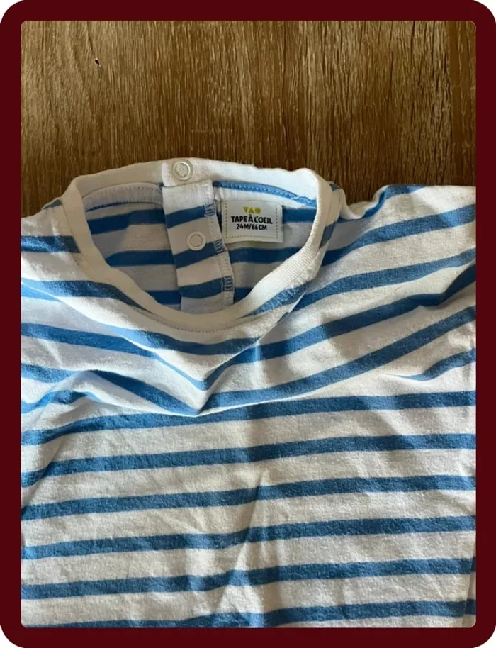 Tee-shirt marinière - photo numéro 2