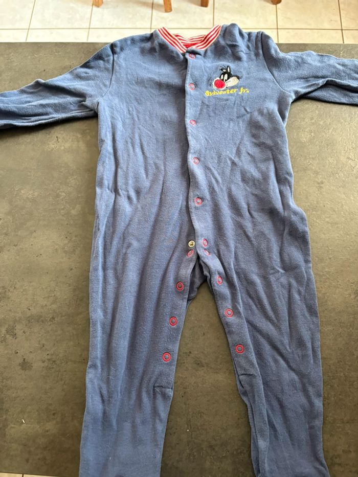 Pyjama bleu gros minet