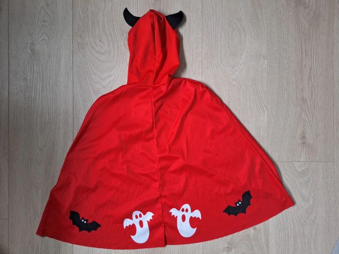 Cape de diable rouge enfant - photo numéro 2