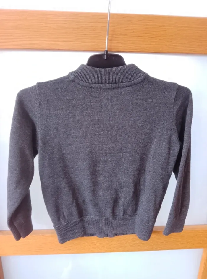 Gilet zippé - Garçon 5 ans - photo numéro 2