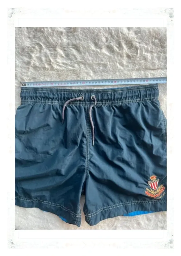 Short de bain Ralph Lauren vintage – Bleu marine – Taille XL – Classe à l’ancienne - photo numéro 8