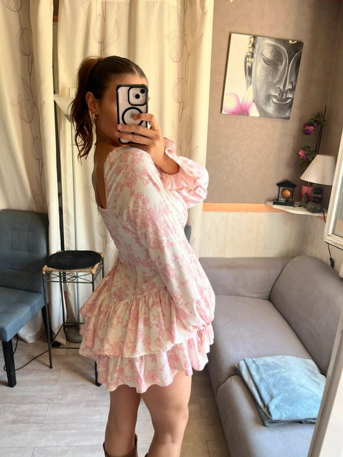 Robe combi-short corset western country bohème champêtre - photo numéro 4
