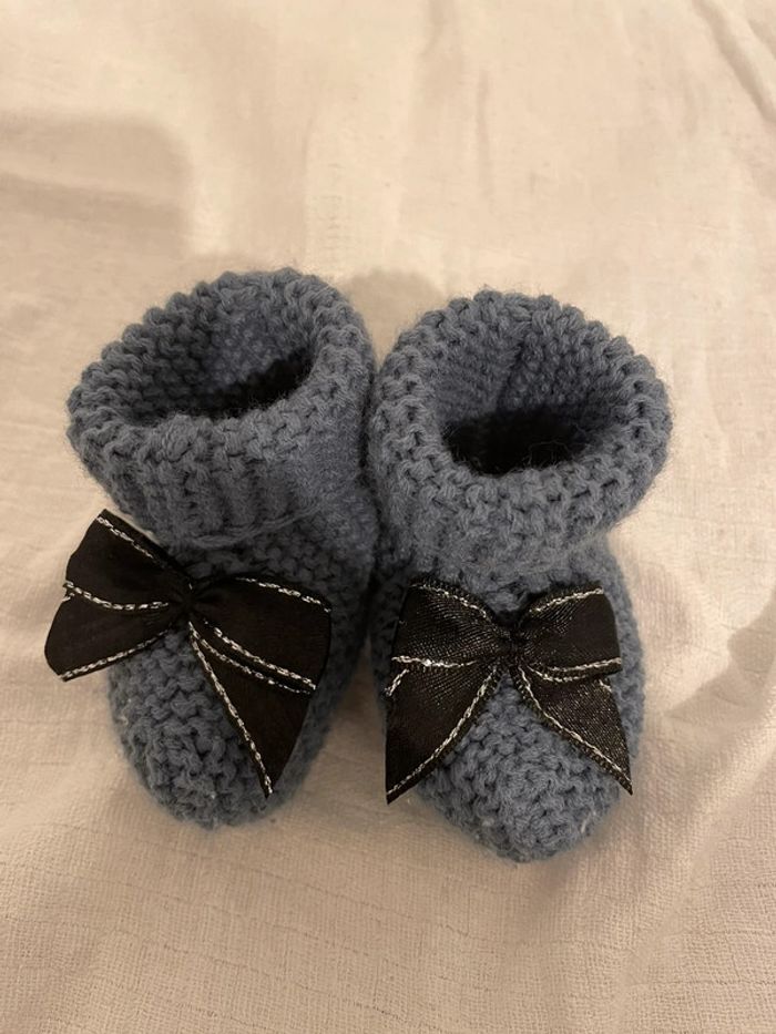 Chaussons tricotés