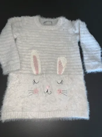 Robe tout doux petit lapin taille 18/24 mois