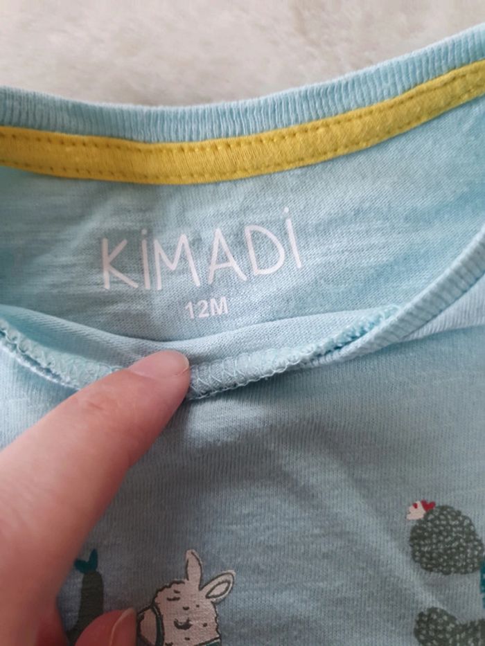 Tee shirt manche longue Kimadi 12 mois - photo numéro 2