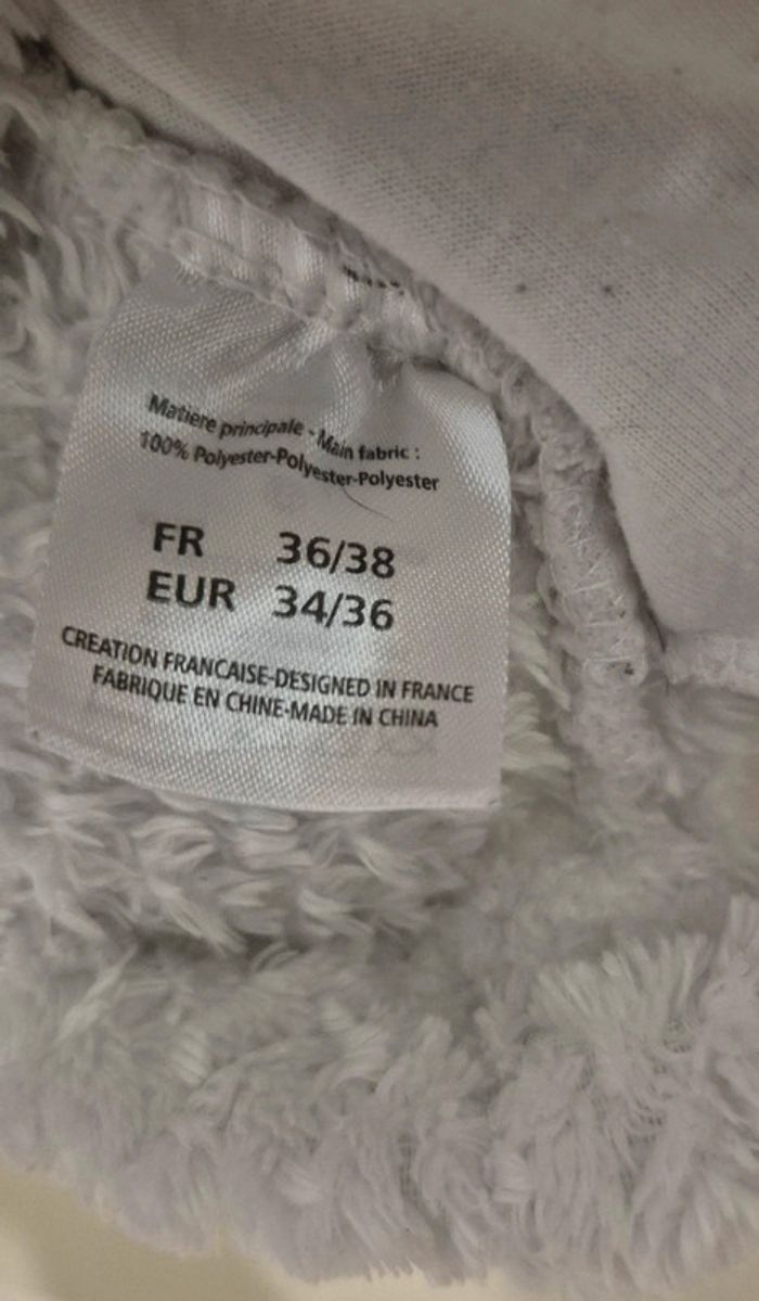 Gilet blanc cassé - photo numéro 4