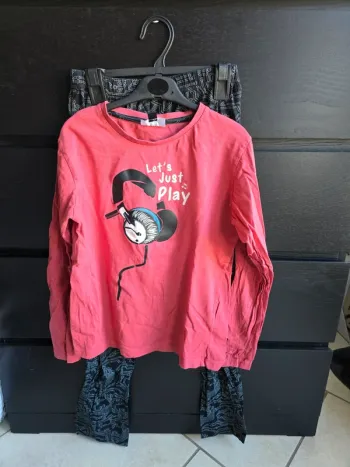 pyjama bordeaux et noire la twisty company