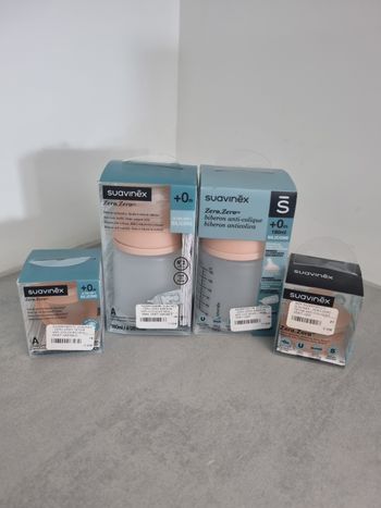 Lot de biberons et tétines Suavinex