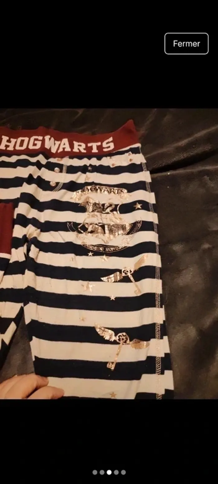 Pantalon pyjama "Harry Potter" taille M - photo numéro 4