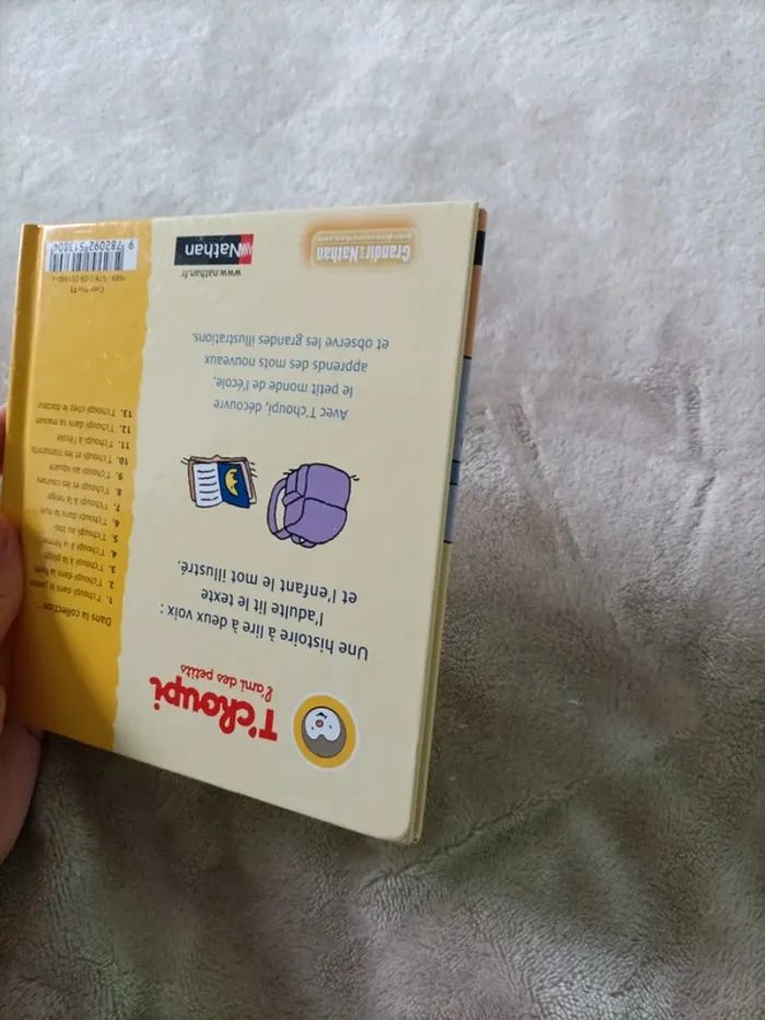 Livre T'choupi à l'école - histoire à deux voix - photo numéro 5