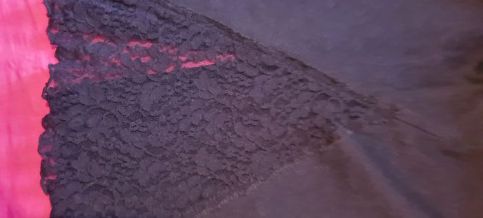 Jupe jean noir avec dentelle Morgan t 36 - photo numéro 8