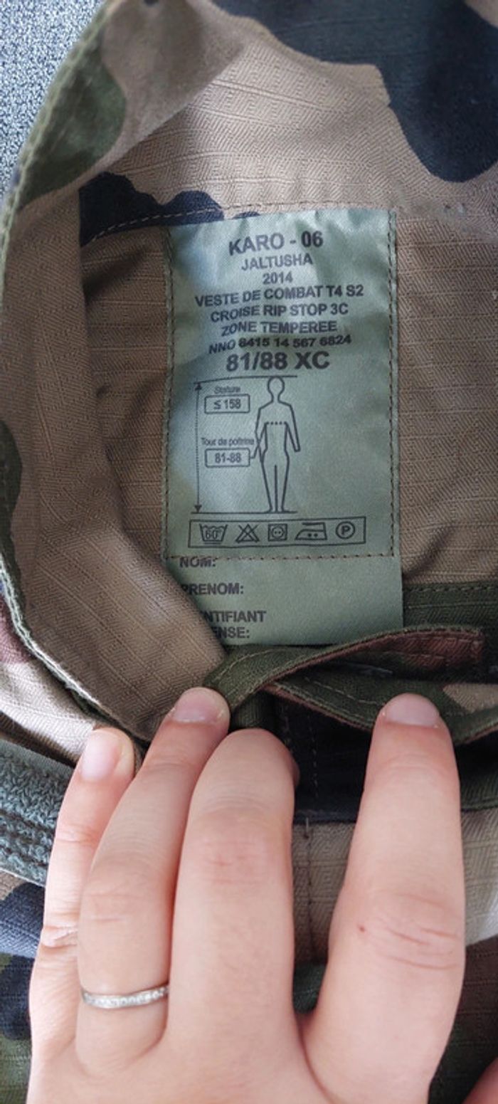 Treillis veste et pantalon t4 - photo numéro 5