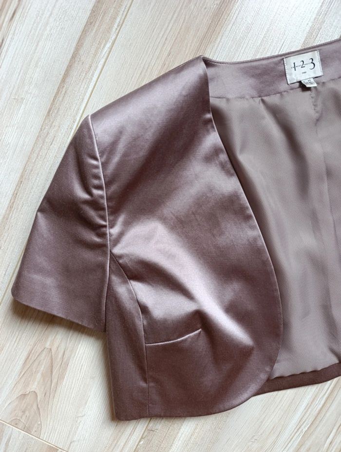 Veste Boléro blazer court cérémonie t44 - photo numéro 2
