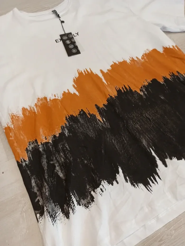 Tee shirt blanc homme manches courtes xxl - photo numéro 3