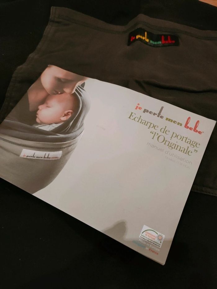 Écharpe de portage je porte mon bébé - photo numéro 2