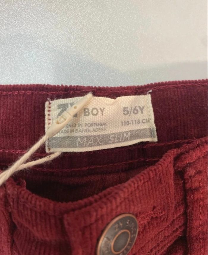 Jeans velours garçon - neuf - Zippy - Taille 5 ans - photo numéro 6