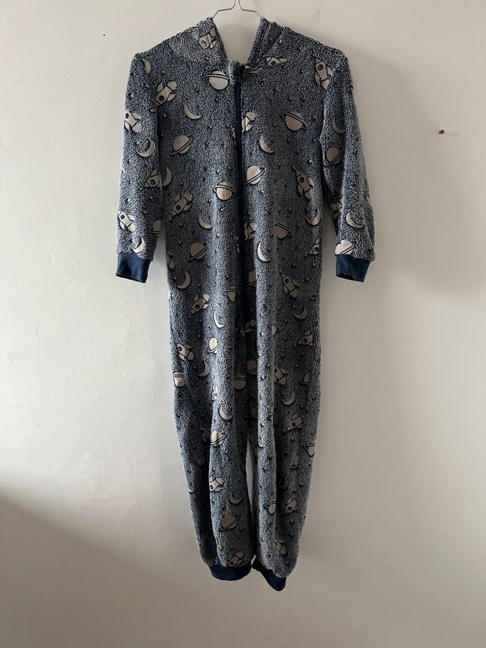Pyjama combinaison bleu
