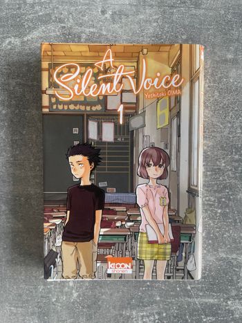 Manga A silent voice Tome 1 en version française.