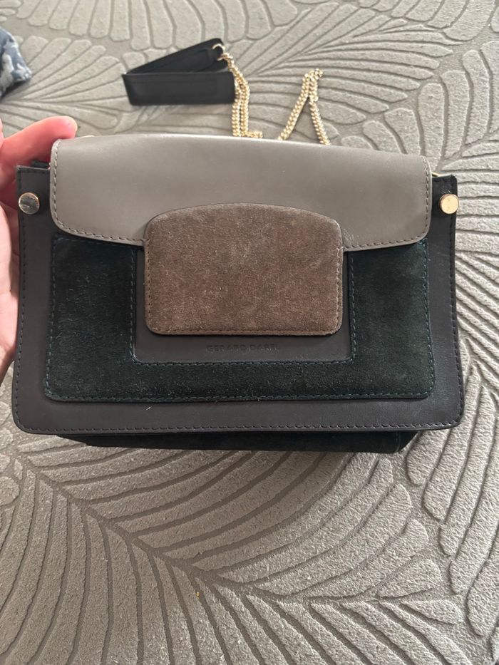 Gerard Darel cuir daim authentique #