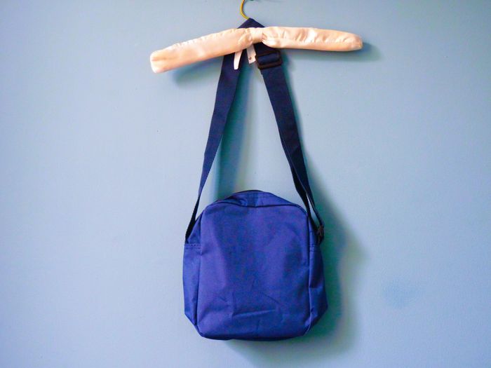 Sac besace objet publicitaire loto troyes habitat neuf bleu - photo numéro 3