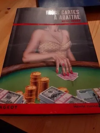 Livre Trois Cartes À Abattre - michel honaker en tres bon etat
