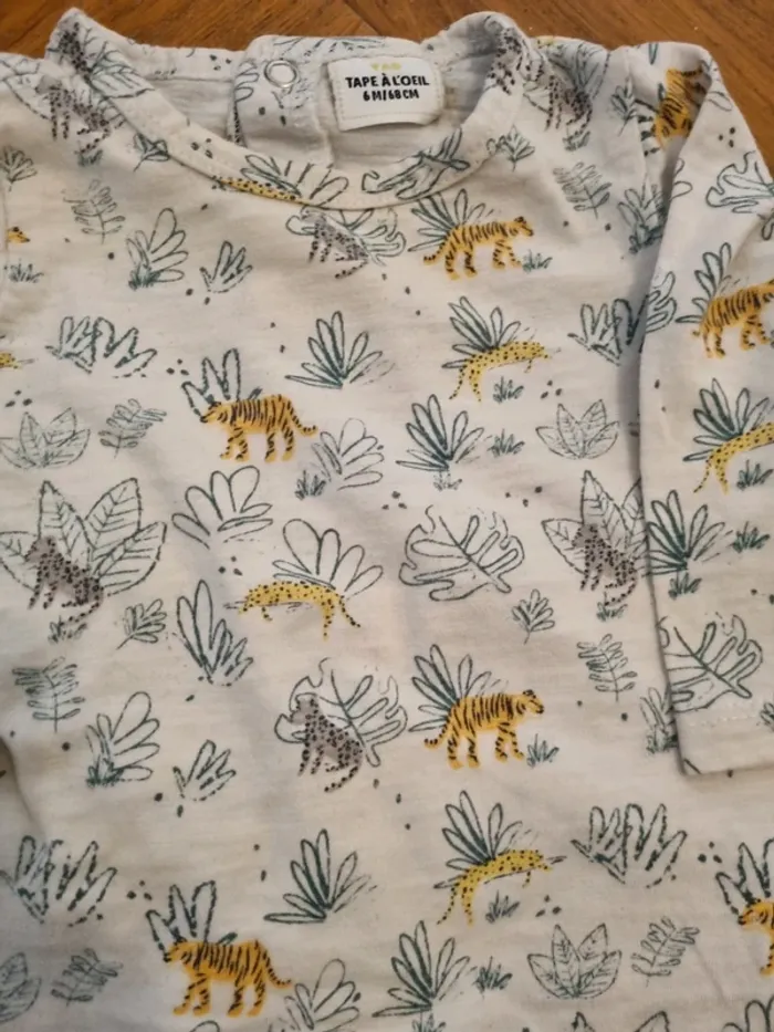 Lot 3 pyjamas mi saison 6 mois - photo numéro 4