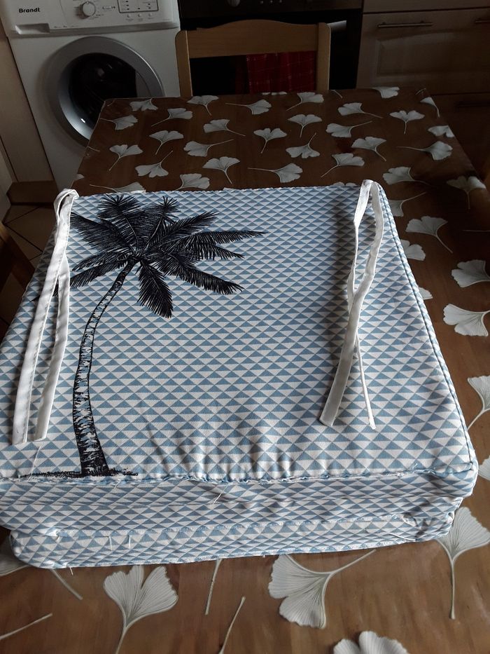 Lot de 3 coussins de chaise Neuf - photo numéro 2