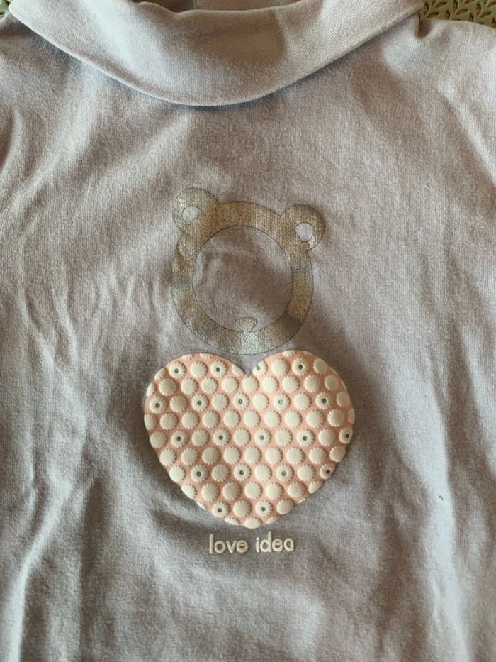 Ensemble 3 pièces fille pentalon et 2 sous pull - 12 mois - obaibi - photo numéro 7