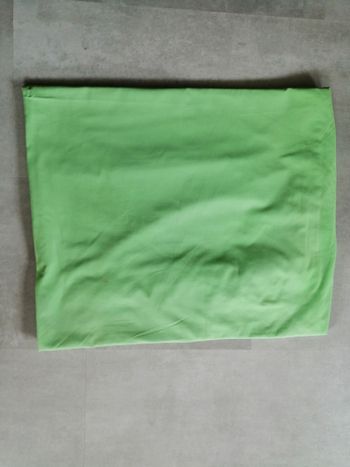 drap housse vert pomme pour lit 1 pers 90 x 190 cm