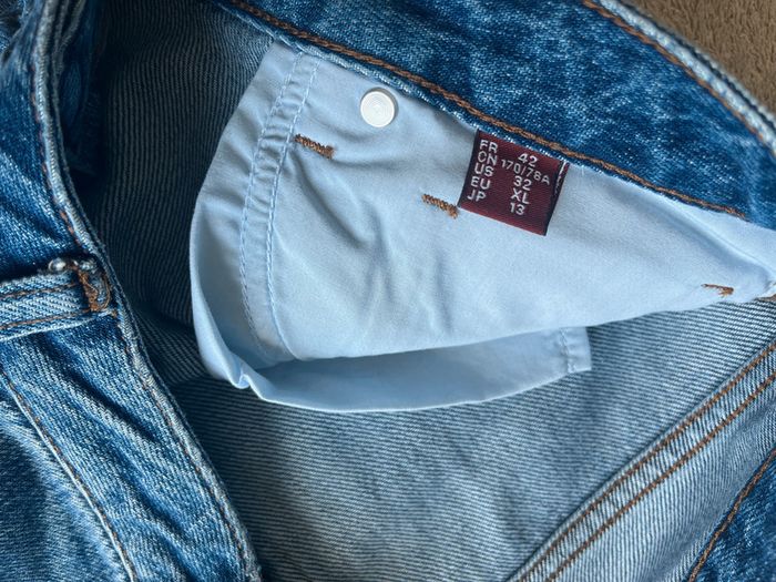 Jean bleu Comptoir des Cotonniers – Taille 42 / XL, poches & anneaux ceinture - photo numéro 4